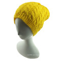 Helle Farbe billig Design Oversize Frauen Beanie Mütze